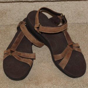 Skechers Shape-ups Sport Women's Dash Ankle-Strap Sandal 100% Leather